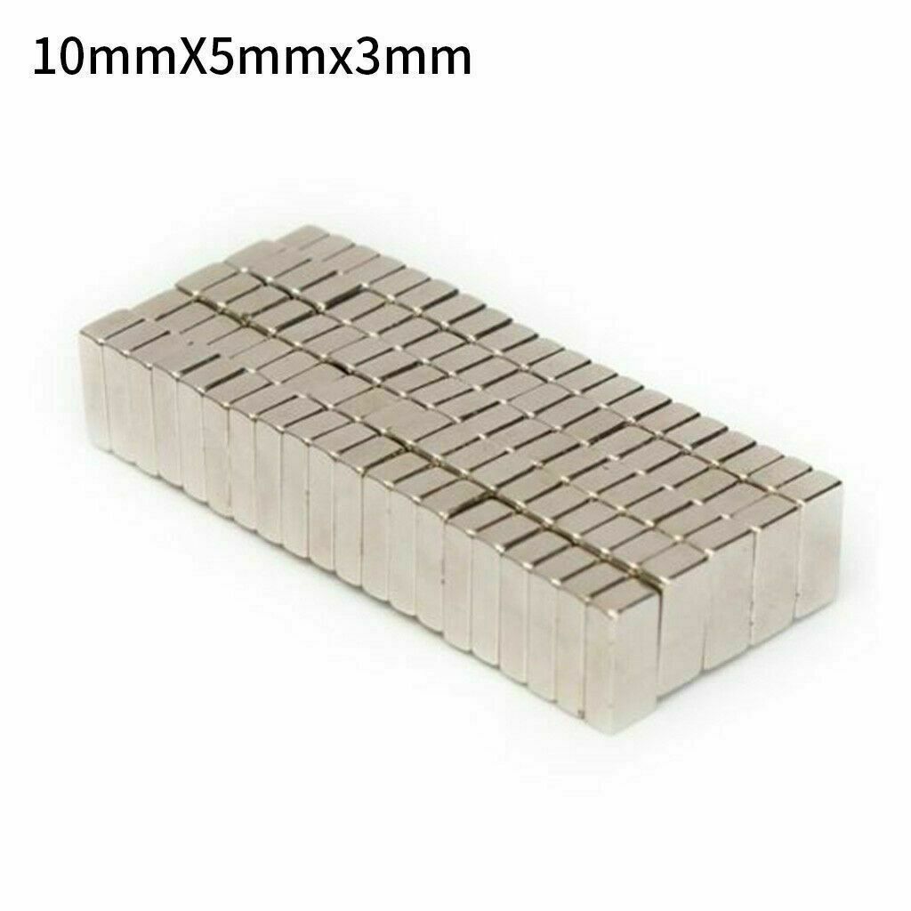 5-100pcs 10*5*3mm Rectangle N50 Super Strong Block Neodymium Rare Earth Magnets