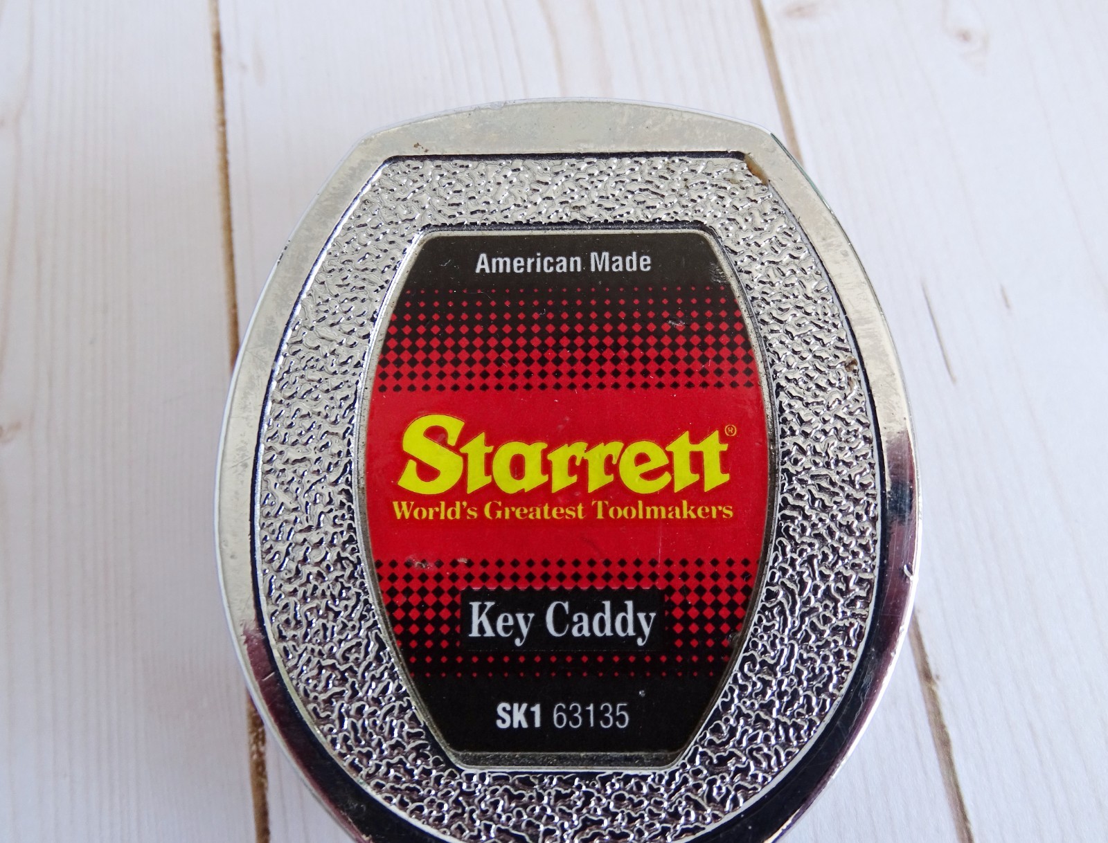 Starrett SK1 63135 Key Caddy Tool Belt Clip Retractable Chain Ring