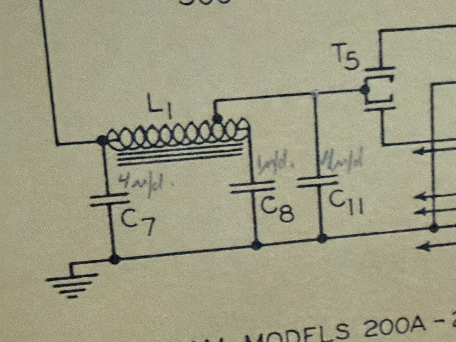 Very Early HP 200B Vacuum Tube Audio Oscillator Instructions Manual Only 1940s