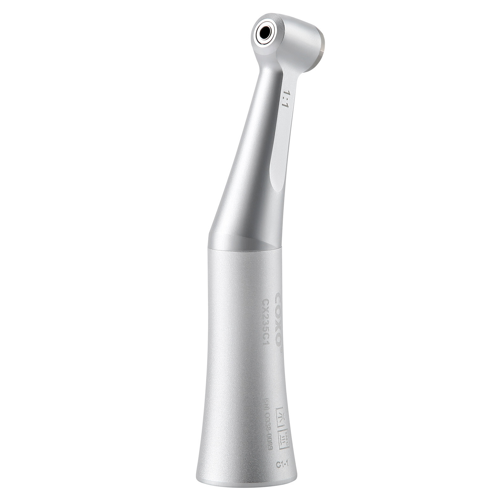 COXO Dental Low Speed Handpiece Contra Angle Straight Handpiece Air Motor 4 Hole