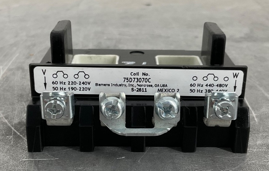 SIEMENS 75D73070C STARTER AND CONTACTOR COIL SZ00-2-1/2 220-480VAC NEW