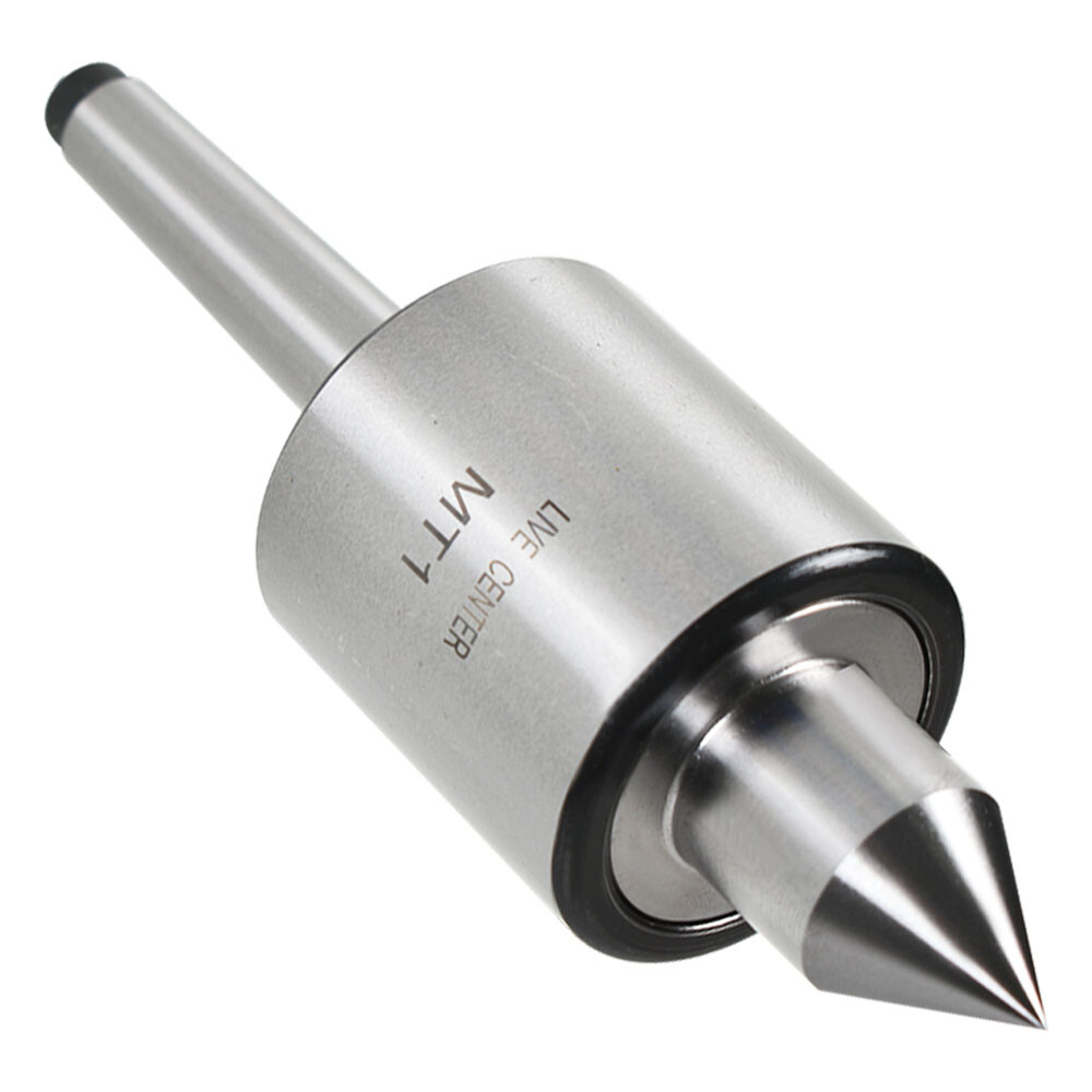 MT1 Live Center #1 Morse Taper 1MT Triple Bearing Lathe Medium Duty