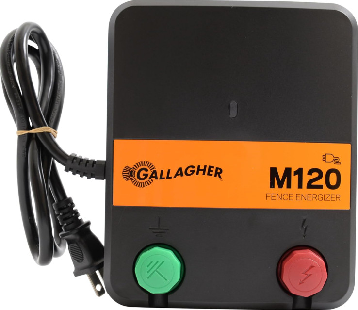 Gallagher Portable M120 Mains Fence Energizer – G330434 – Not Ship CA