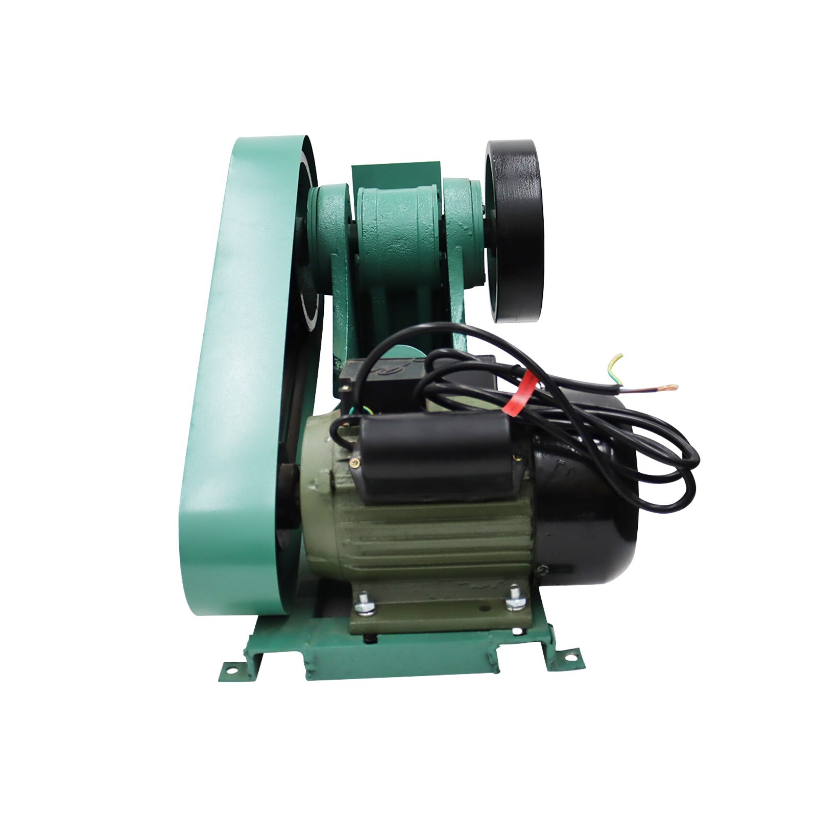 INTBUYING®220V Mini Jaw Crusher Feeding Inlet 2.16″,1400 RPM,250kg/h Crusher