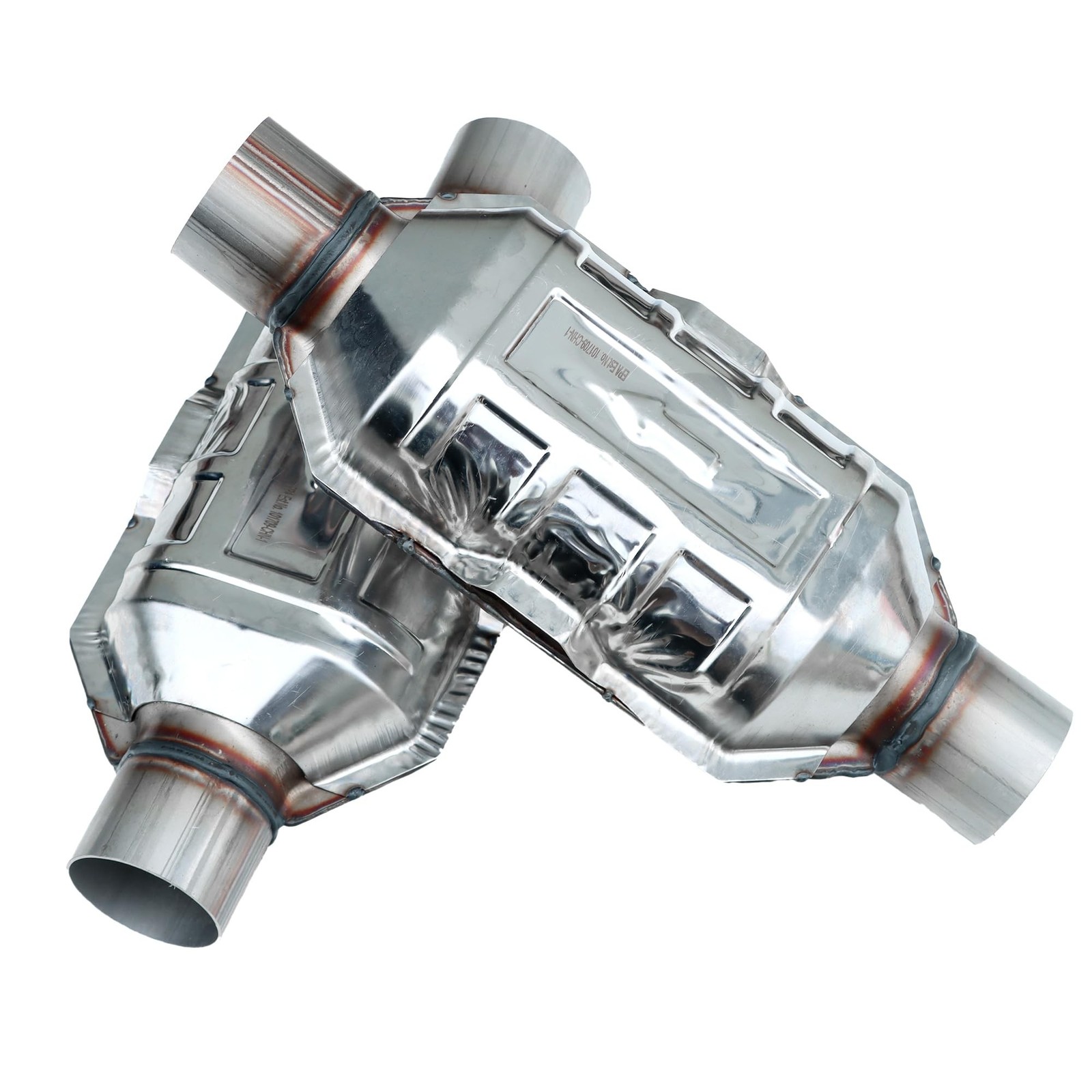 2PCS Catalytic Converter Fit For Chevy Silverado 1500 GMC Ford 2.5″ Universal…