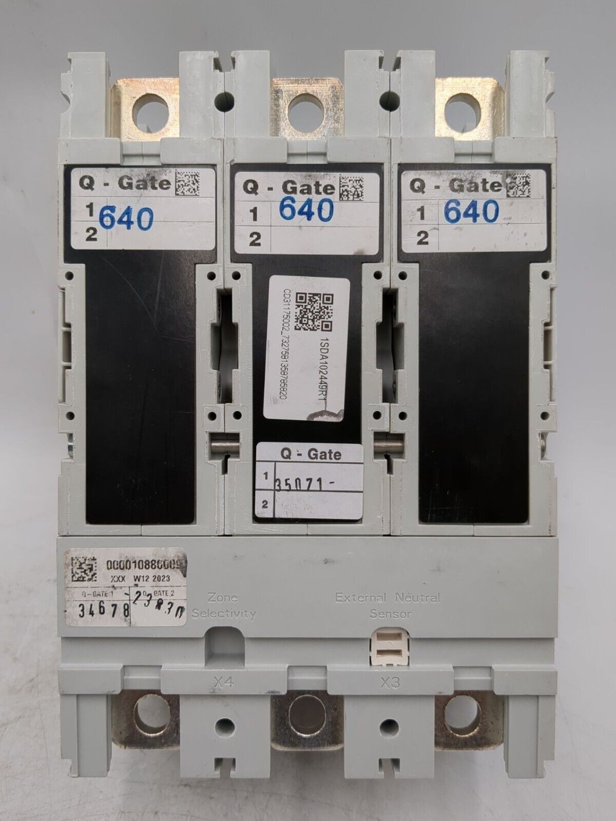ABB SACE XT5N 400, 1SDX103679R1 Trip, 3 Pole, 400 Amp, 600 Volt, Circuit