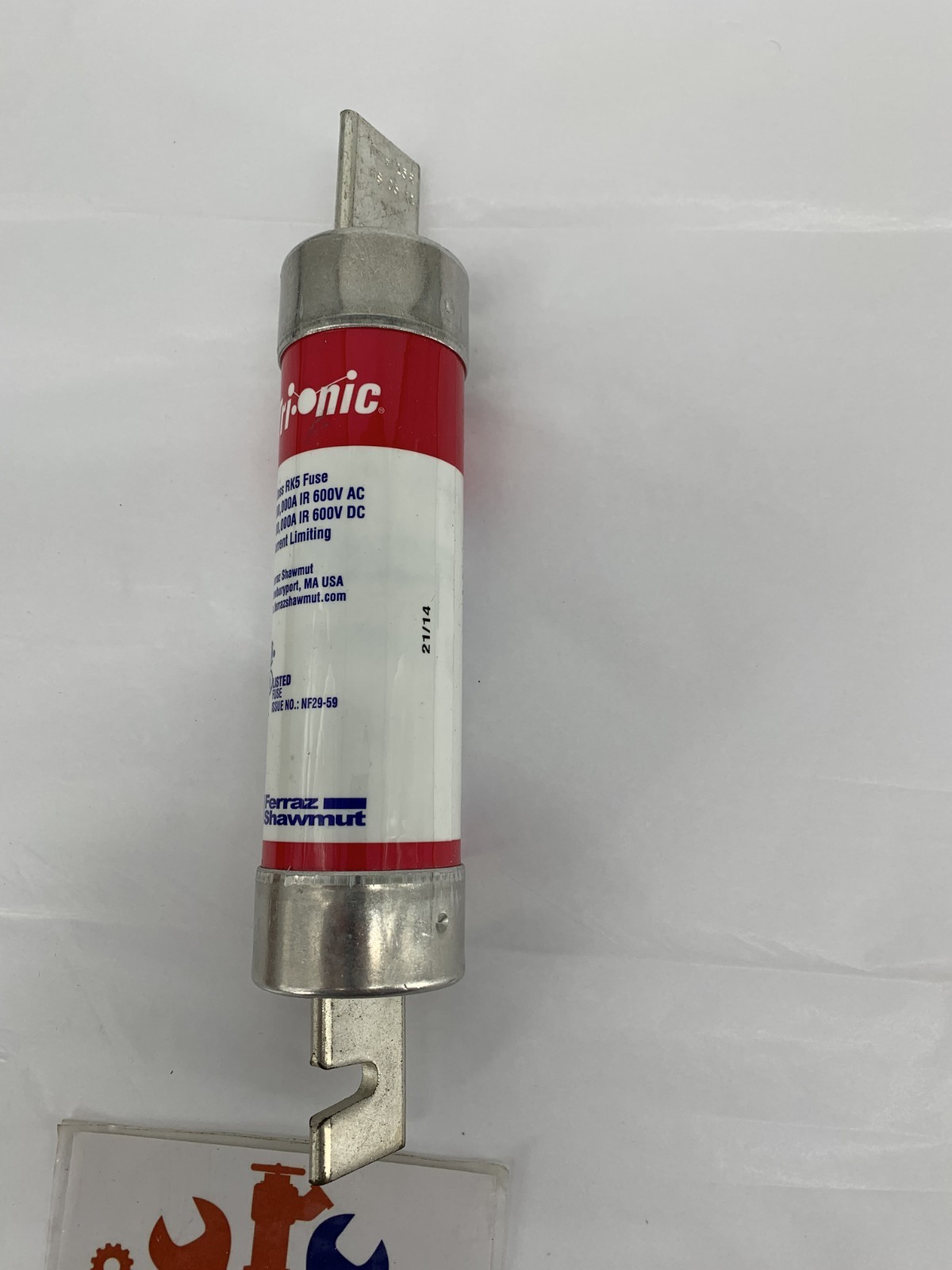 Mersen TRS125RID Tri-Onic Dual Element Time Delay Class RK6 125A 600VAC/DC Fuse