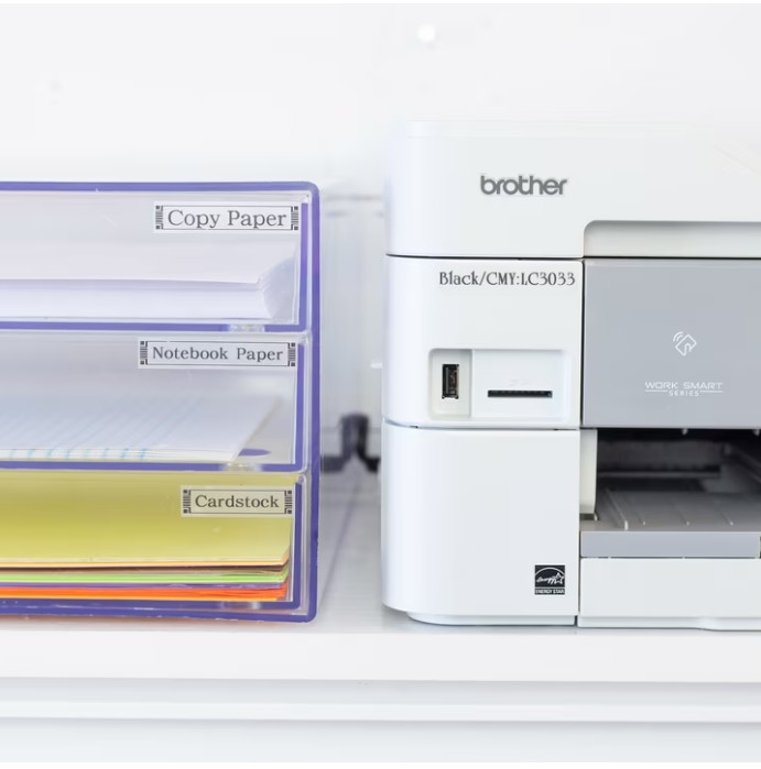 Brother P-Touch PT-D200G Label Maker with Tape, Easy-to-Use Home & Office