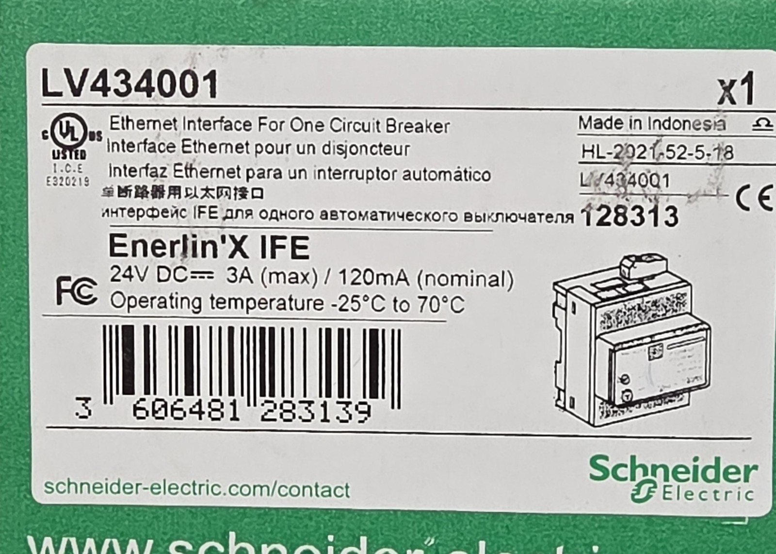 Schneider Electric LV434001 Enerlin’X IFE 128313
