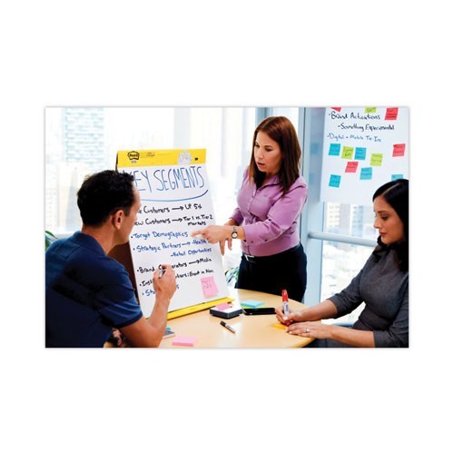 Post-it Super Sticky Tabletop Easel Pad, Unruled, (20) White 20×23 Sheets