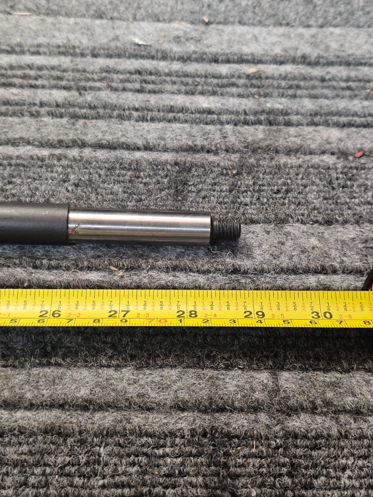 John Deere TCU38851 Rear Roller Power Brush Shaft for 2500B 2500E 8500 E-CUT