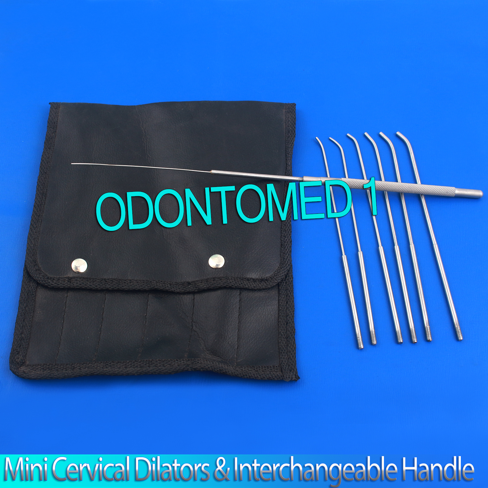 Mini Cervical Dilators Kit of 5 Interchangable Handle 1,1.5,2,2.5-3mm
