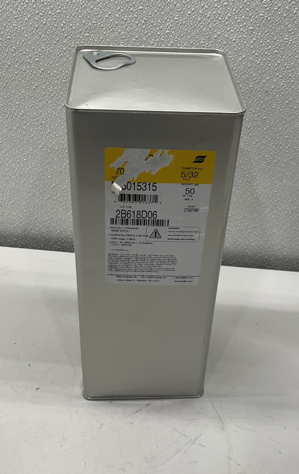 Esab Welding Atom Arc 7018 Electrodes 255015315