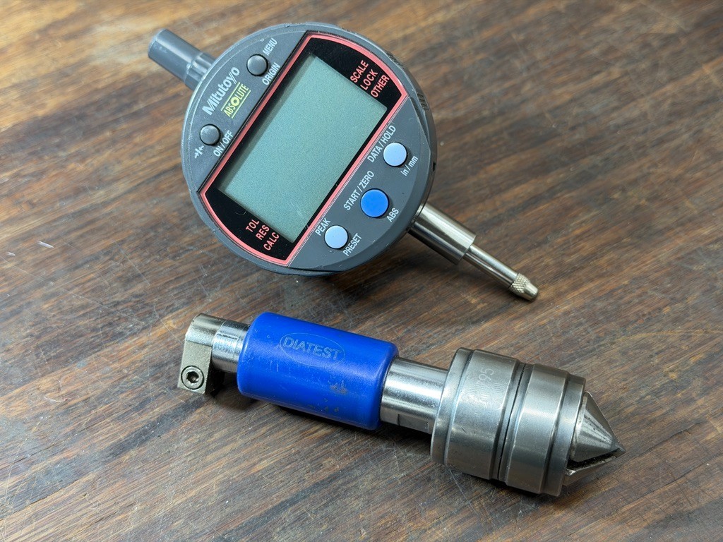 Mitutoyo 543-342B Calculation Type Digimatic Indicator w/ Diatest chamfer gauge