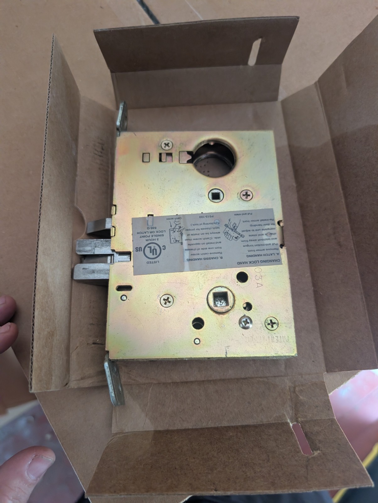 Schlage L9050/60/70/71 Mortise Lock Body Only Door Case Replacement