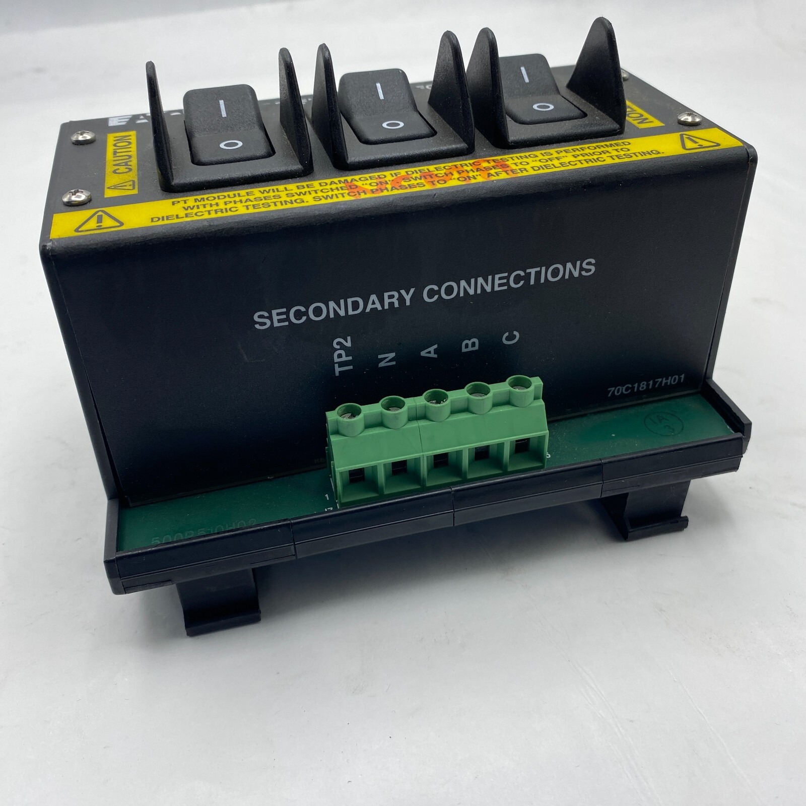 EATON POTENTIAL TRANSFORMER MODULE 70C1817H01 W/ PHONENIX CONNECT TYPE UM🎯