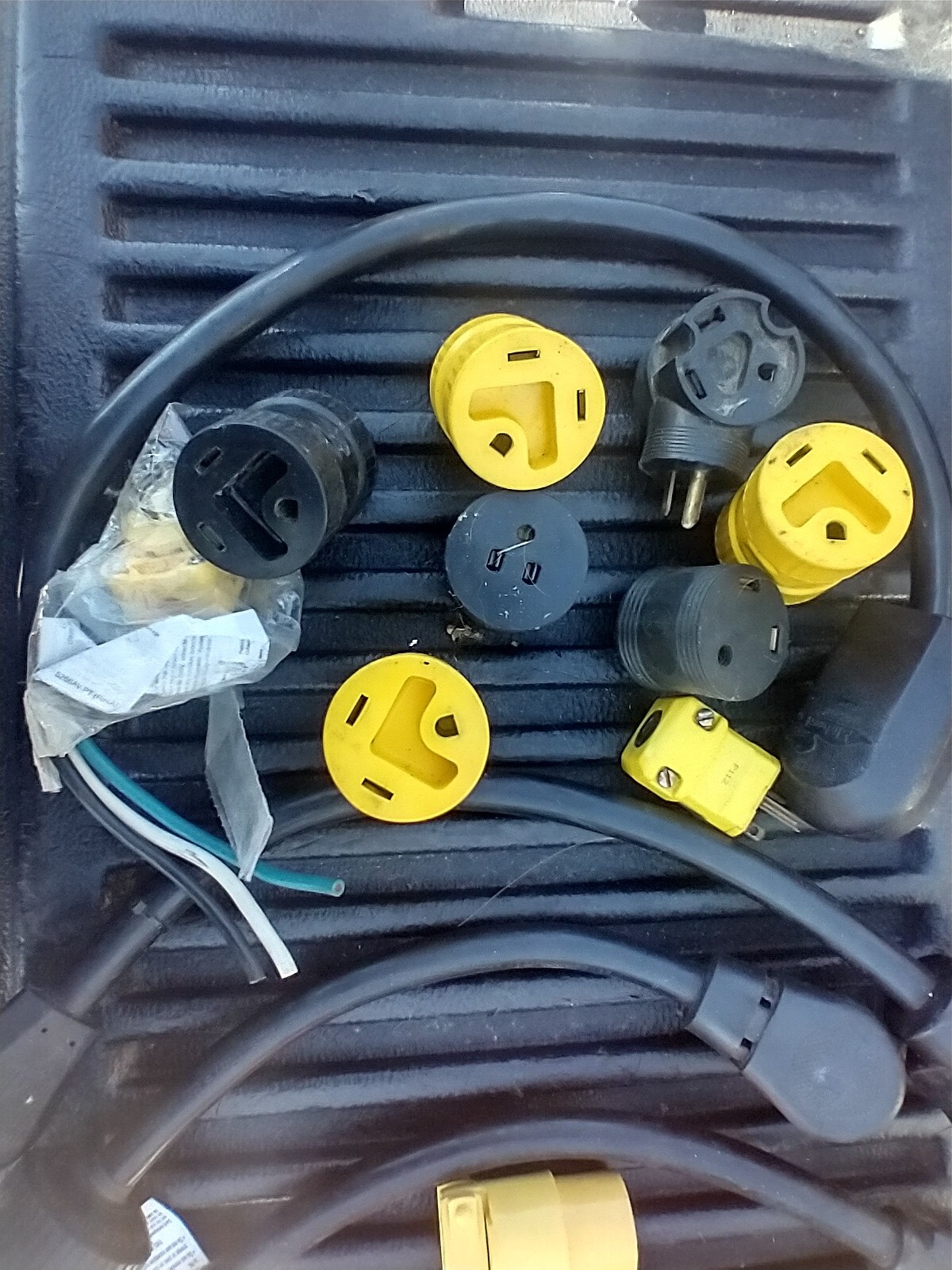 Huge Variety Lot of 22  Park Power RV Marine Adapters Plugs Recep 125V, 15-30A,