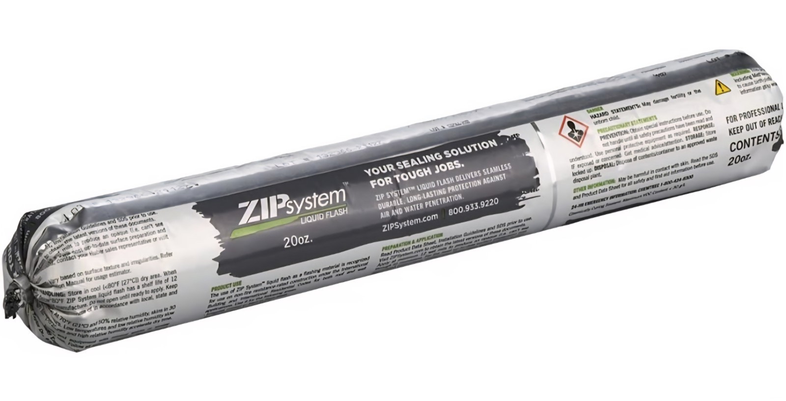 ZIP system Liquid Flash Sausage Pack, Weather-Resistant Flashing Sealant, 20 oz