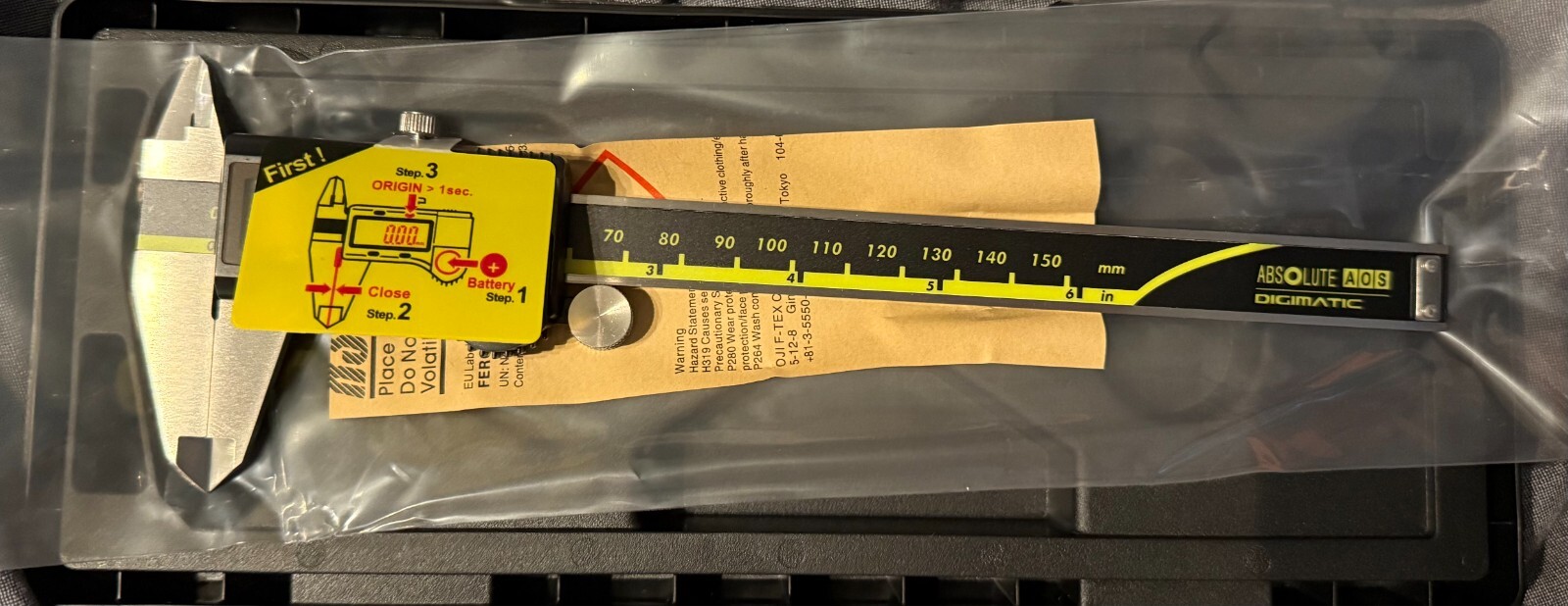 Mitutoyo Digimatic 0-6 inch Digital Vernier Caliper *NEW*