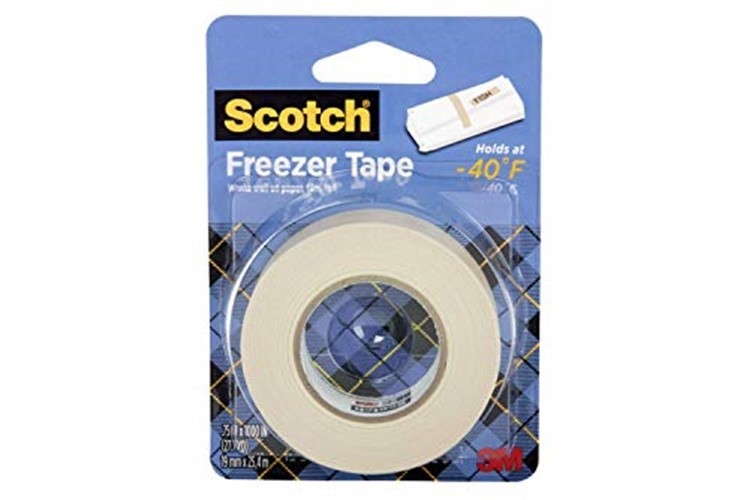 Scotch 178 Special Adhesive Freezer Tape 3/4 x 1000 in. for Labeling (Pack of 6)
