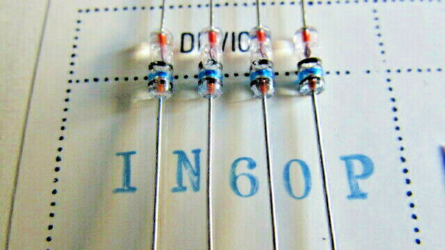 1N60P SGS-Thomson / ST Microelectronics Germanium Diodes 40V 20MA DO-35 (12/PAK)