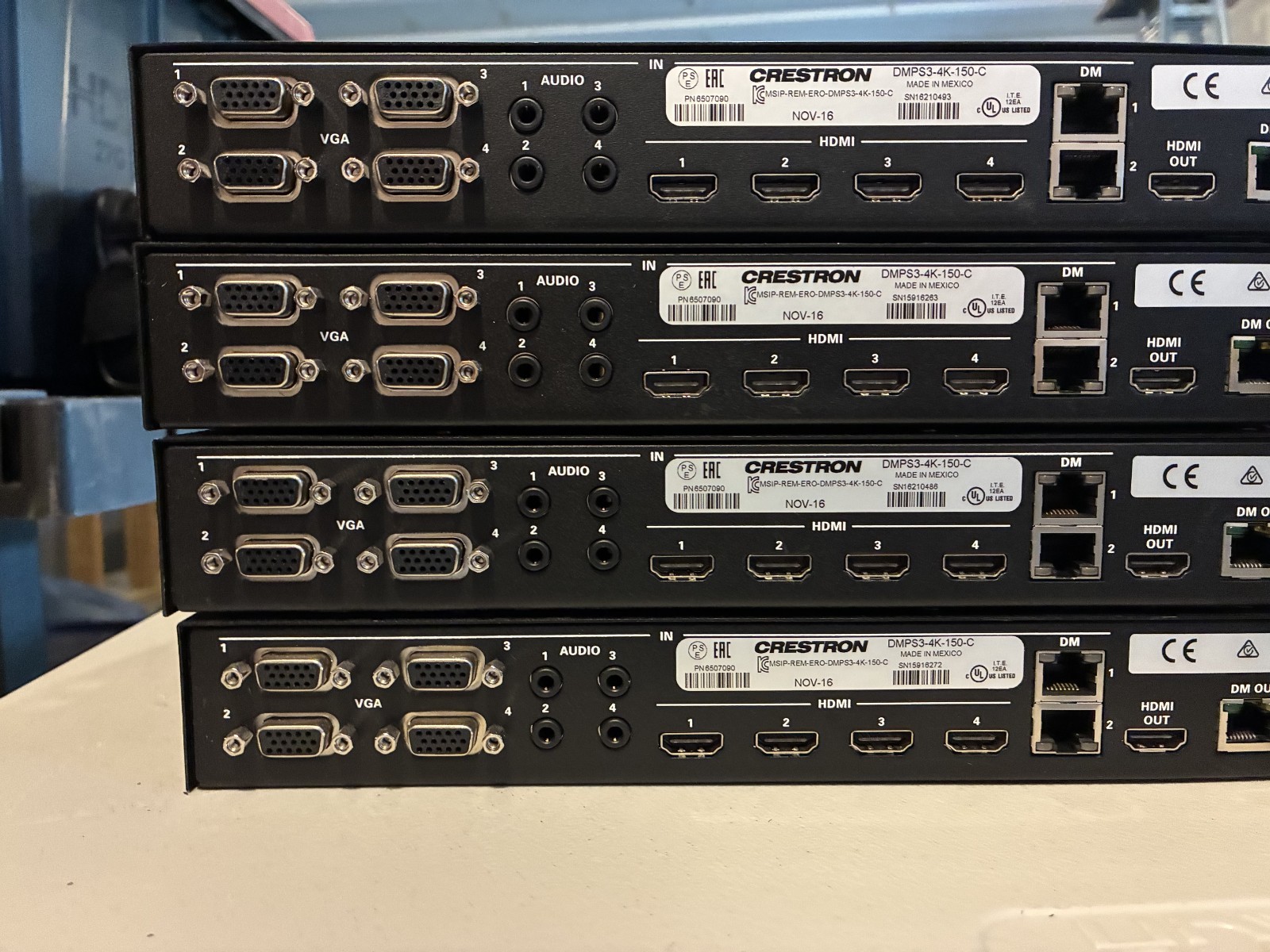 Crestron DMPS3-4K-150-C 4K Presentation System 1U rack mount