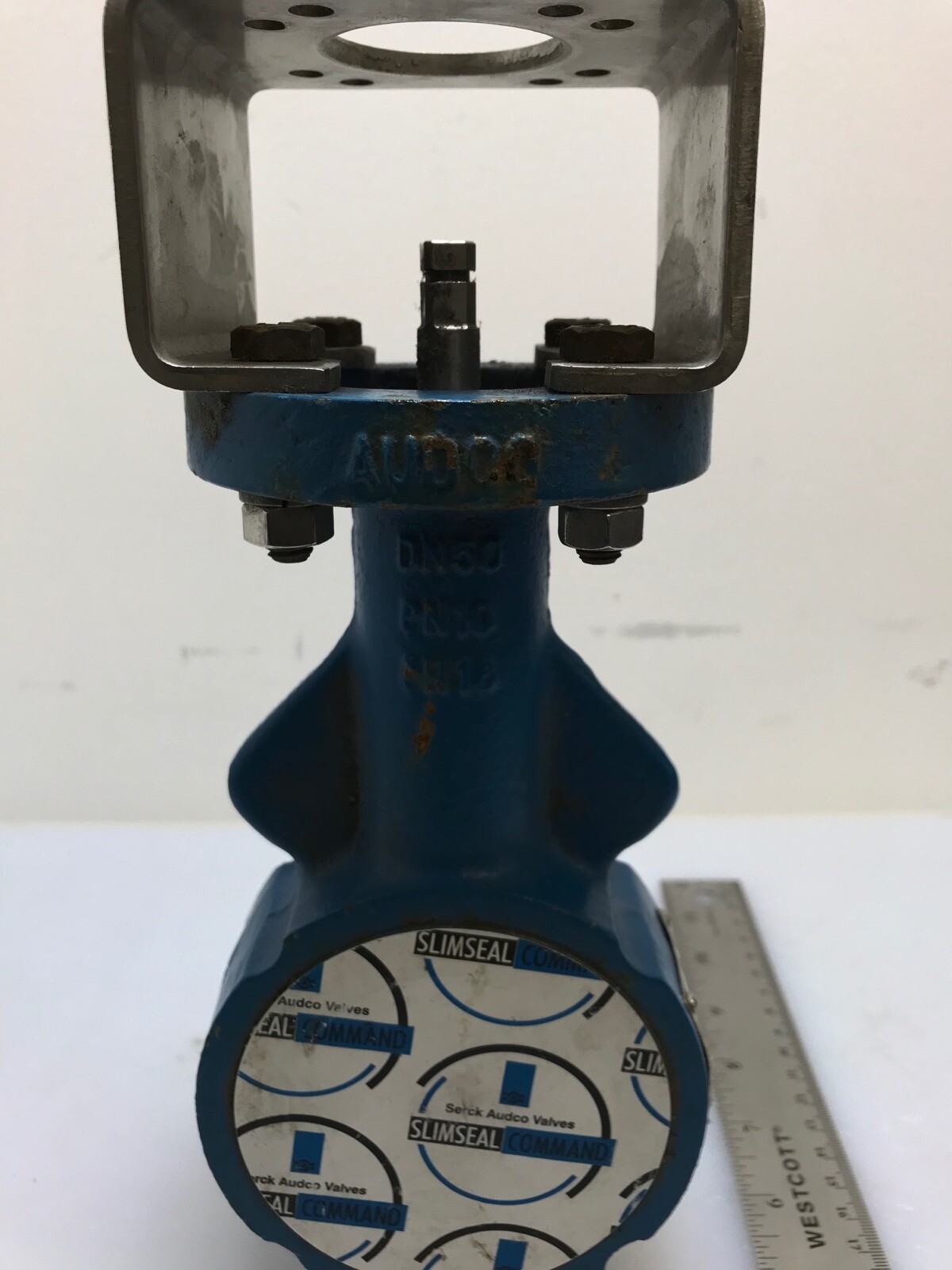 New Serck Audco Slimseal Butterfly Valve DN50 / PN10 / PN16 (Model # 0501BN4RSA)