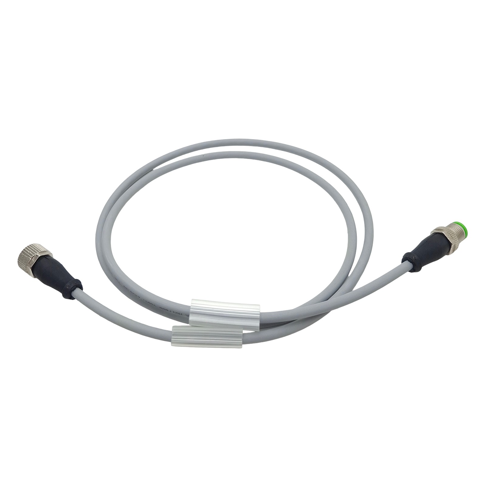Balluff BCC0JZ1 Cordset, 4-Pin M12 Male x 4-Pin M12 Female, 12A 63VAC/DC, 1m