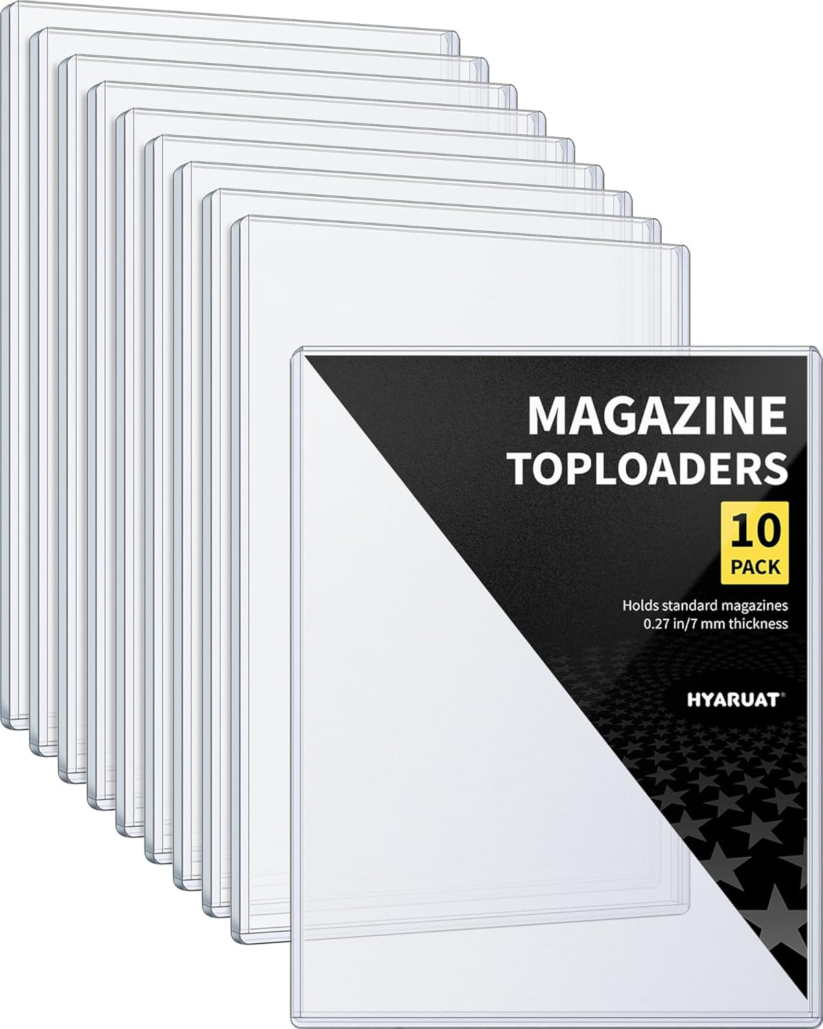 Magazine Toploaders – 7Mm Thick Plastic Sleeves, 9X11.5 Top Loader Binder Magazi