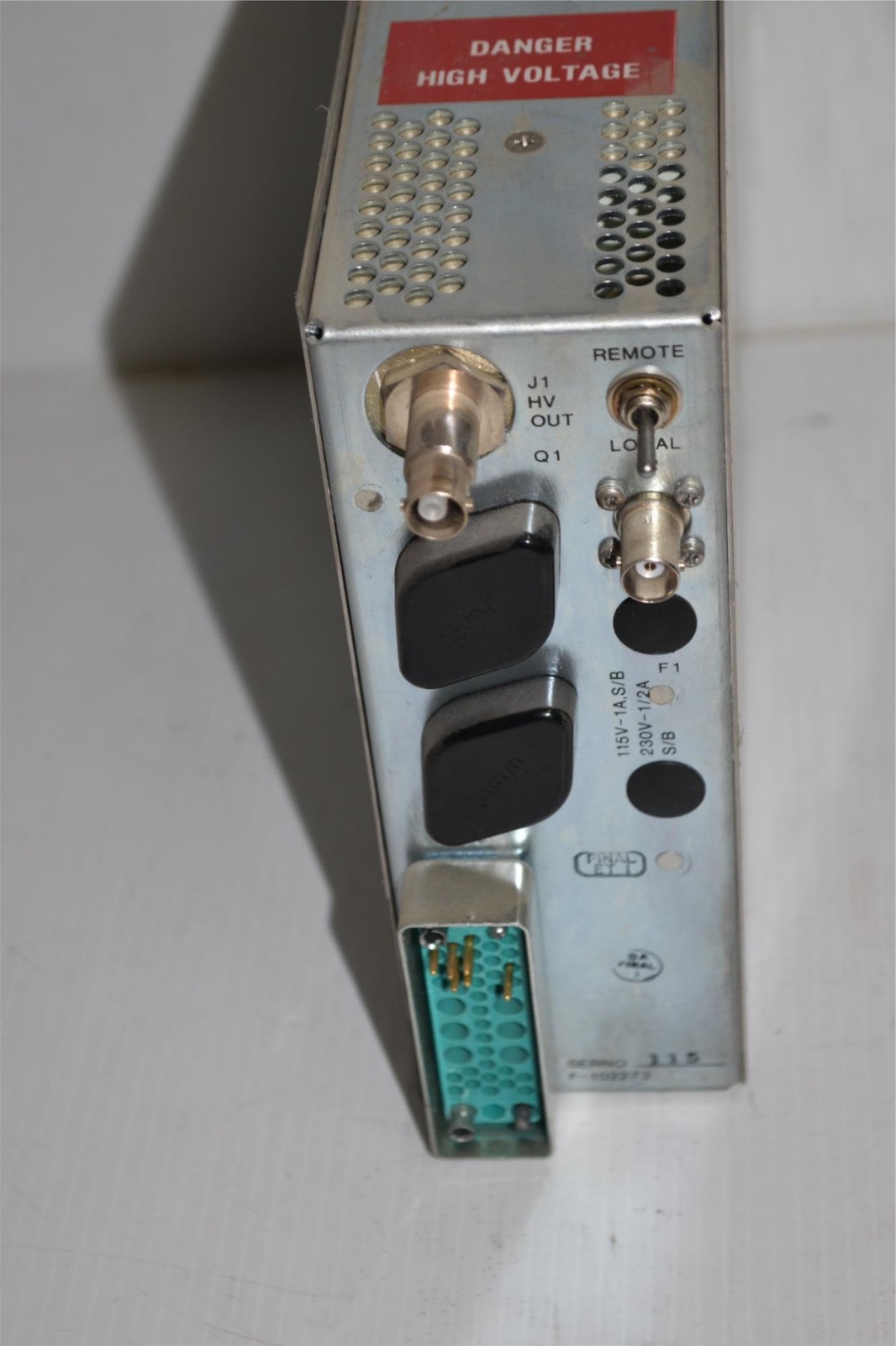 BERTAN ASSOCIATES MODEL 310N DC POWER SUPPLY 0-10KV 0-1/4 MA PLUG IN (MPR27)