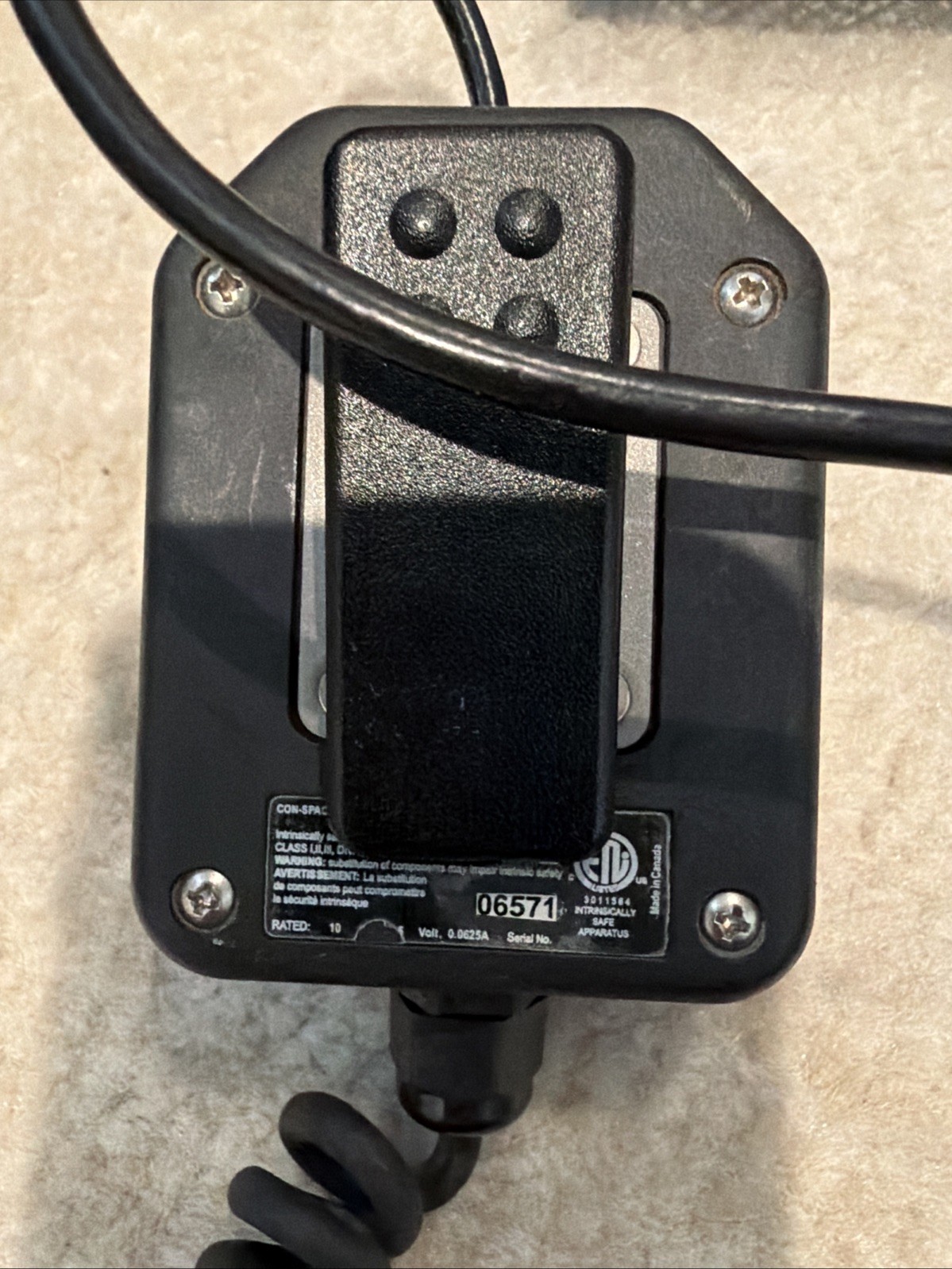 Con-Space™ SR65i Radio PTT button & XTS Cable for Motorola XTS5000 XTS3000 Savox