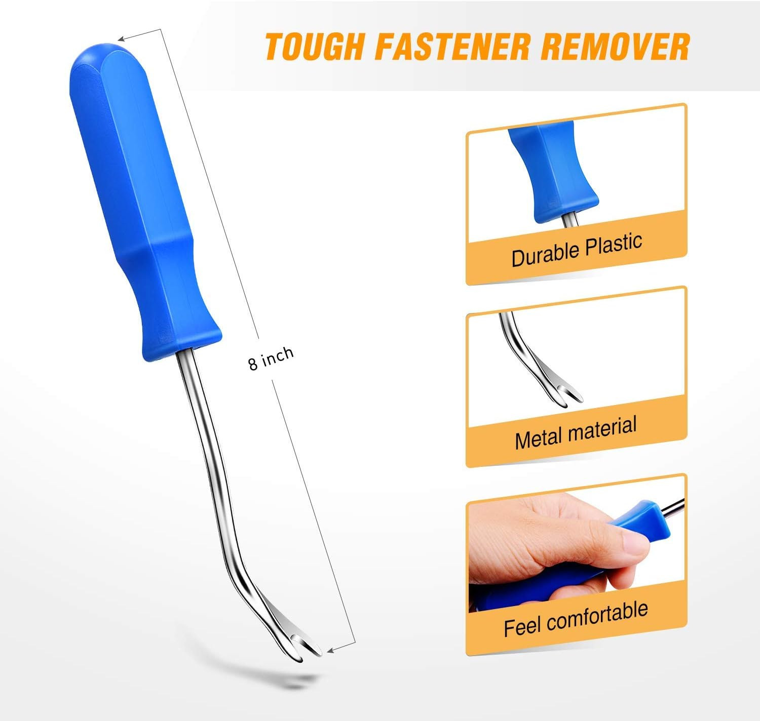 150 Pcs Push-Type Bumper Fasteners & Rivet Clips with Removal Tool