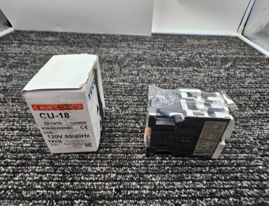 TECO CU-18 Magnetic Contactor 220V/24V/110V/380V 3A1a1b Non-Reversing 50/60Hz