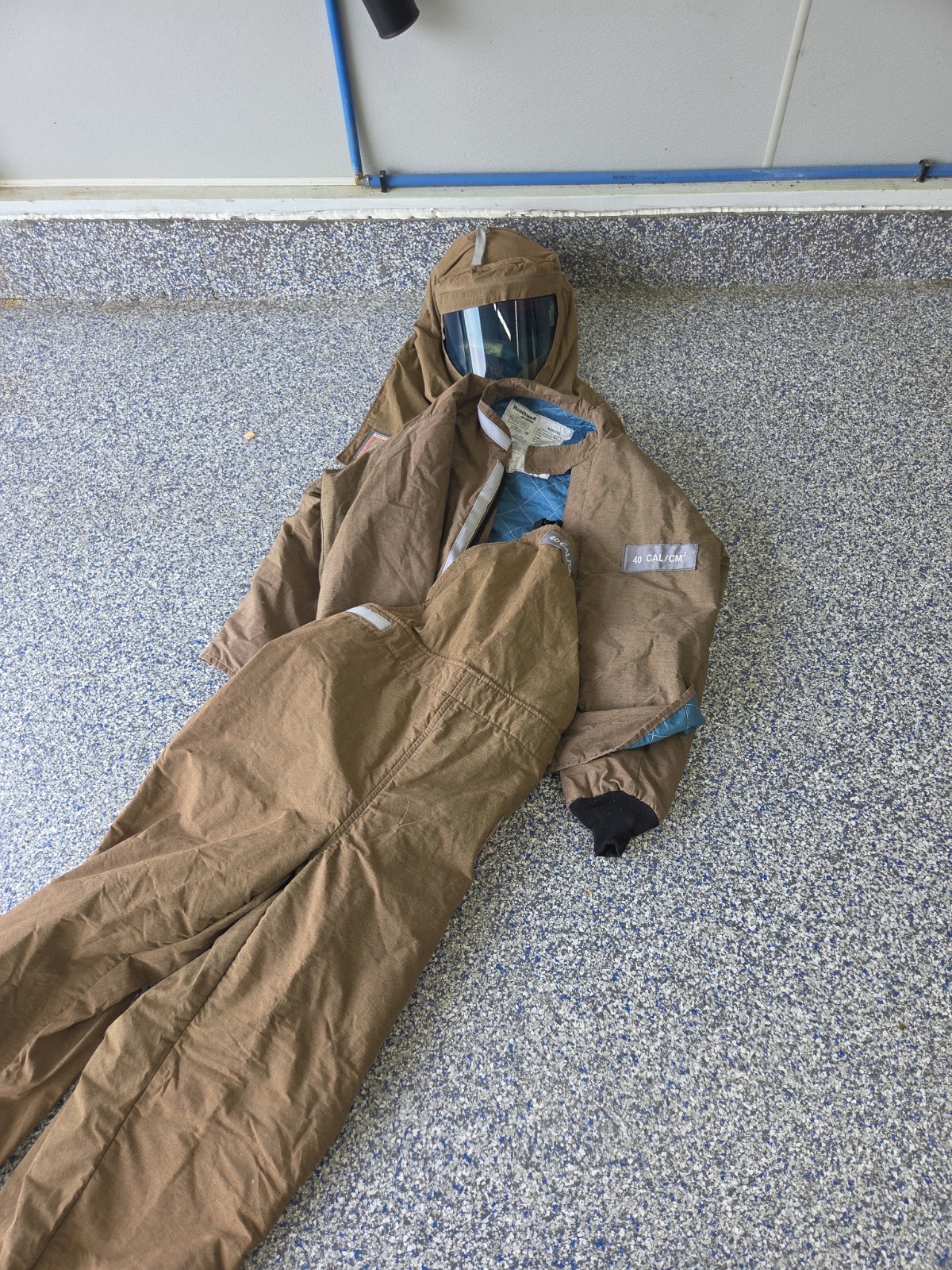 40 Cal Arc Flash Suit Kit Hood Jacket Pants Electrical PPE 40 cal/cm2 3xl