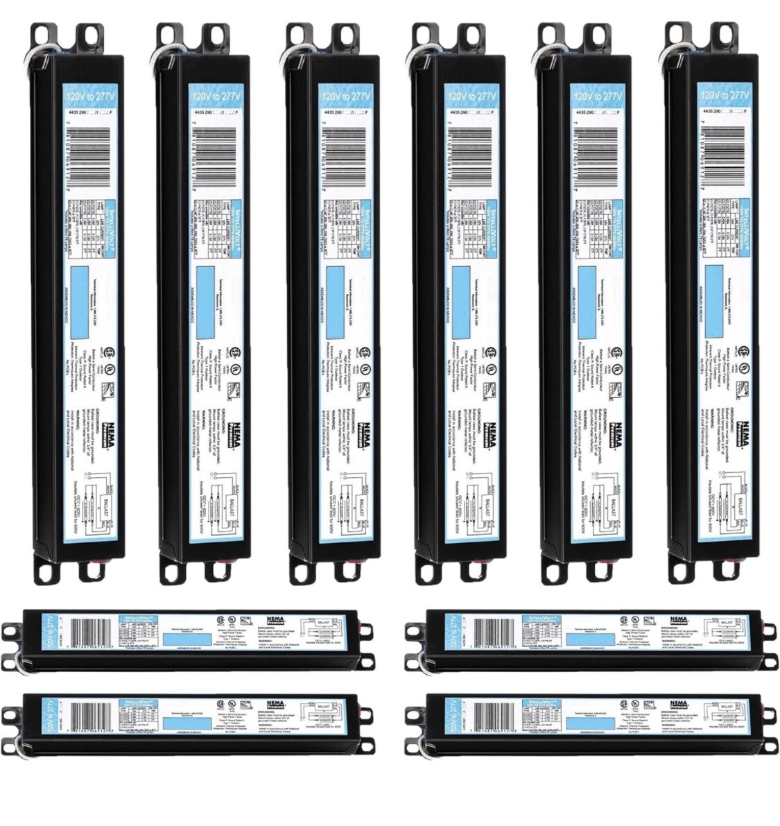 ICN2P32N, 120-277V, 50-60Hz Input Frequency, Solid Wire Type, 10 Pack