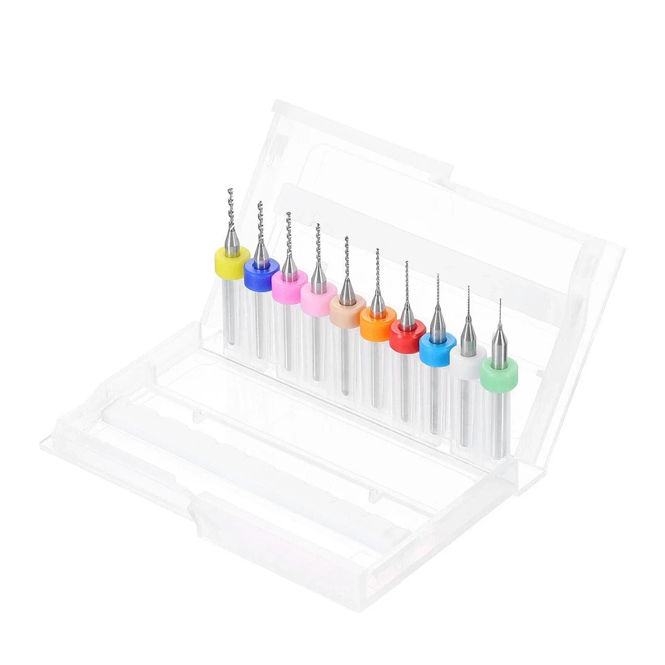 Dental PCB Drill Bit Set Tungsten Carbide Steel Twist Micro CNC Engraving Burs
