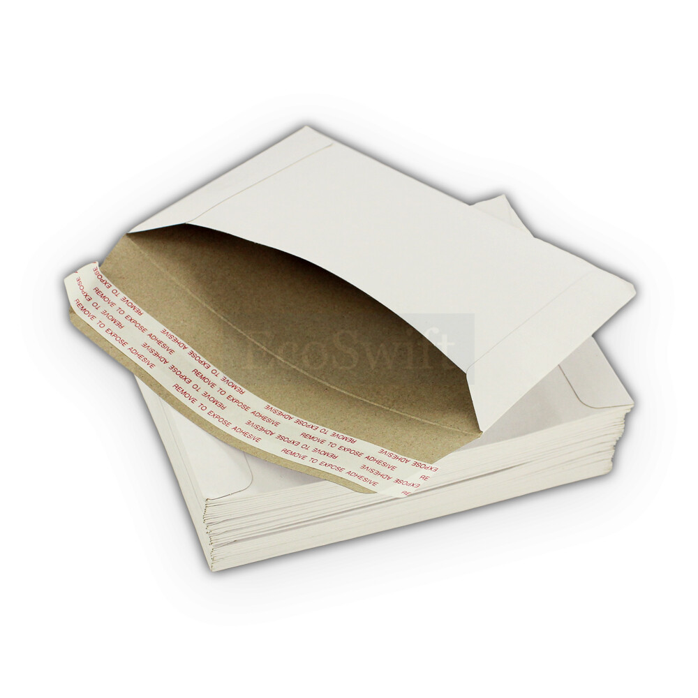 15 – 6.5 x 4.5 ECOSWIFT RIGID PHOTO SHIPPING FLATS CARDBOARD ENVELOPE MAILERS