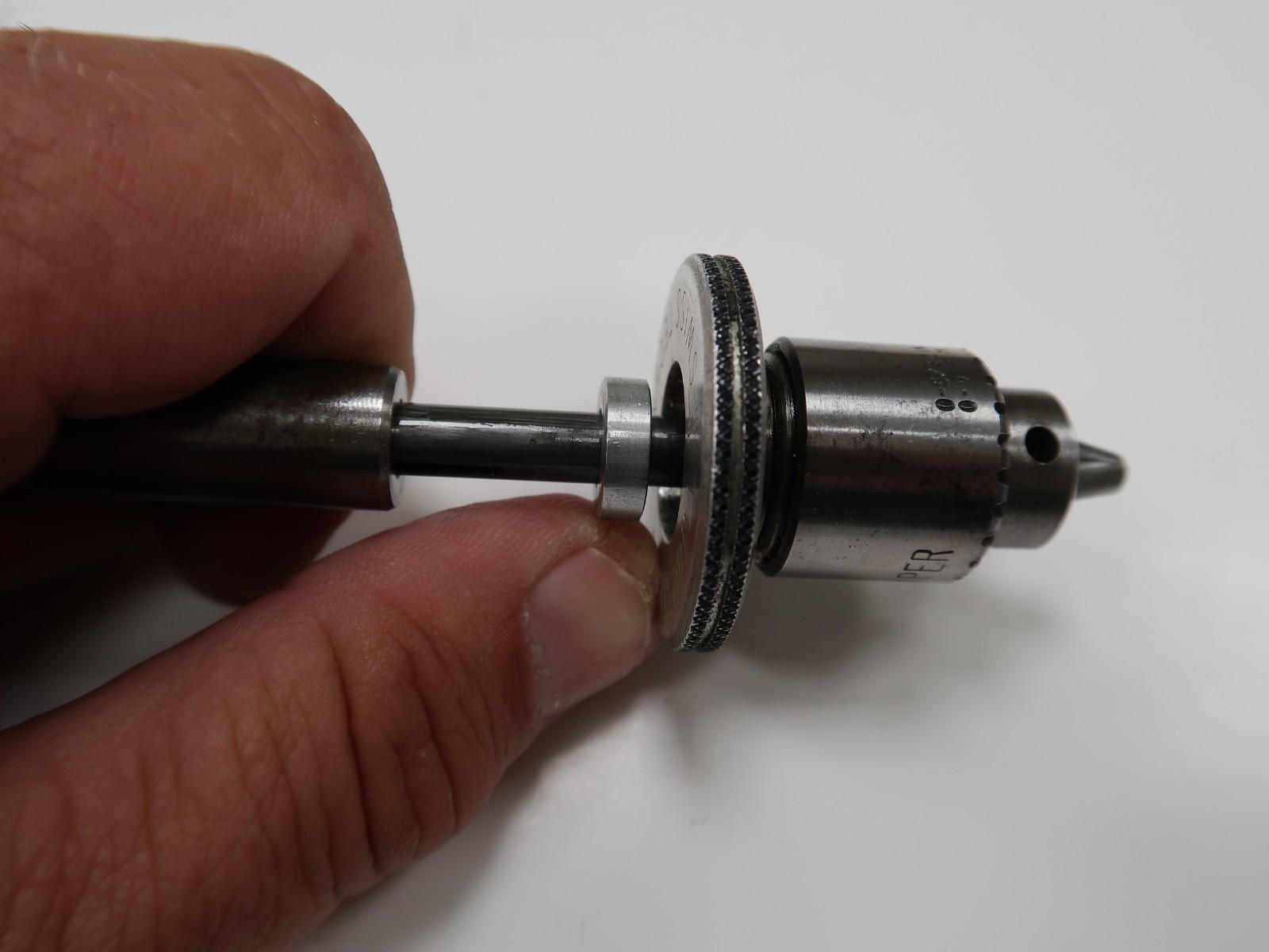 Jacobs No.0 Micro Drill Chuck With Sensitive Hand Feed Spindle Adapter 5/32″ Cap