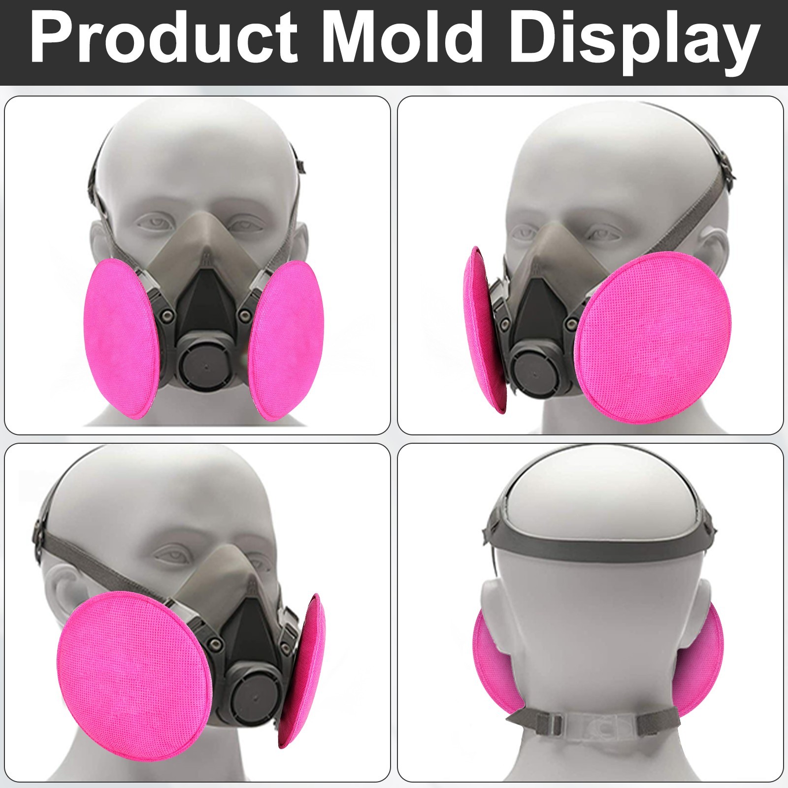 Half Face Respirator Mask P100 Particulate Welding Painting Dust Construction