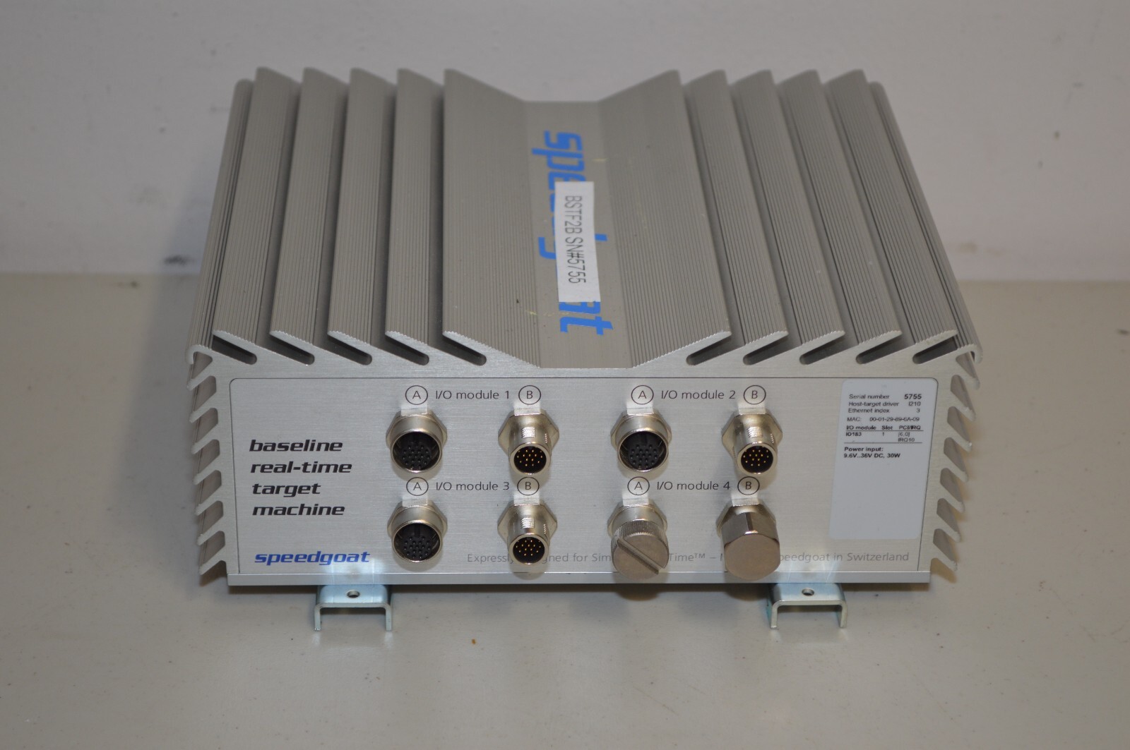 ^ Speedgoat Baseline Real-time Target Machine Simulink IO183 #W5863