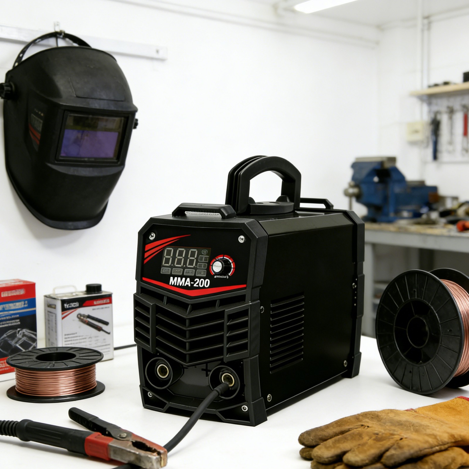 200A Stick Welder 110V-220V Portable ARC Welding Machine Digital Display & IGBT