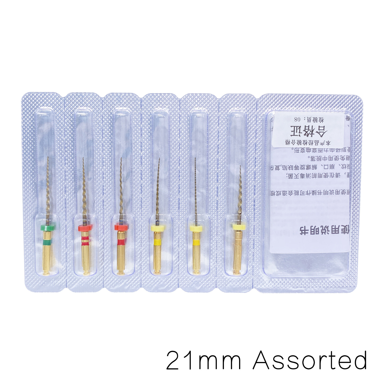 COXO SOCO SC-PRO Endo Controlled Memory NITI Gold Files Mixed 21/25/31mm
