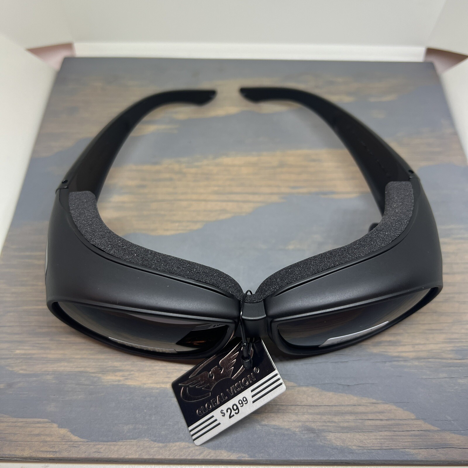 Global Vision Outfitter Fit Over Safety Glasses Padded Shatterproof Smoke Tinted