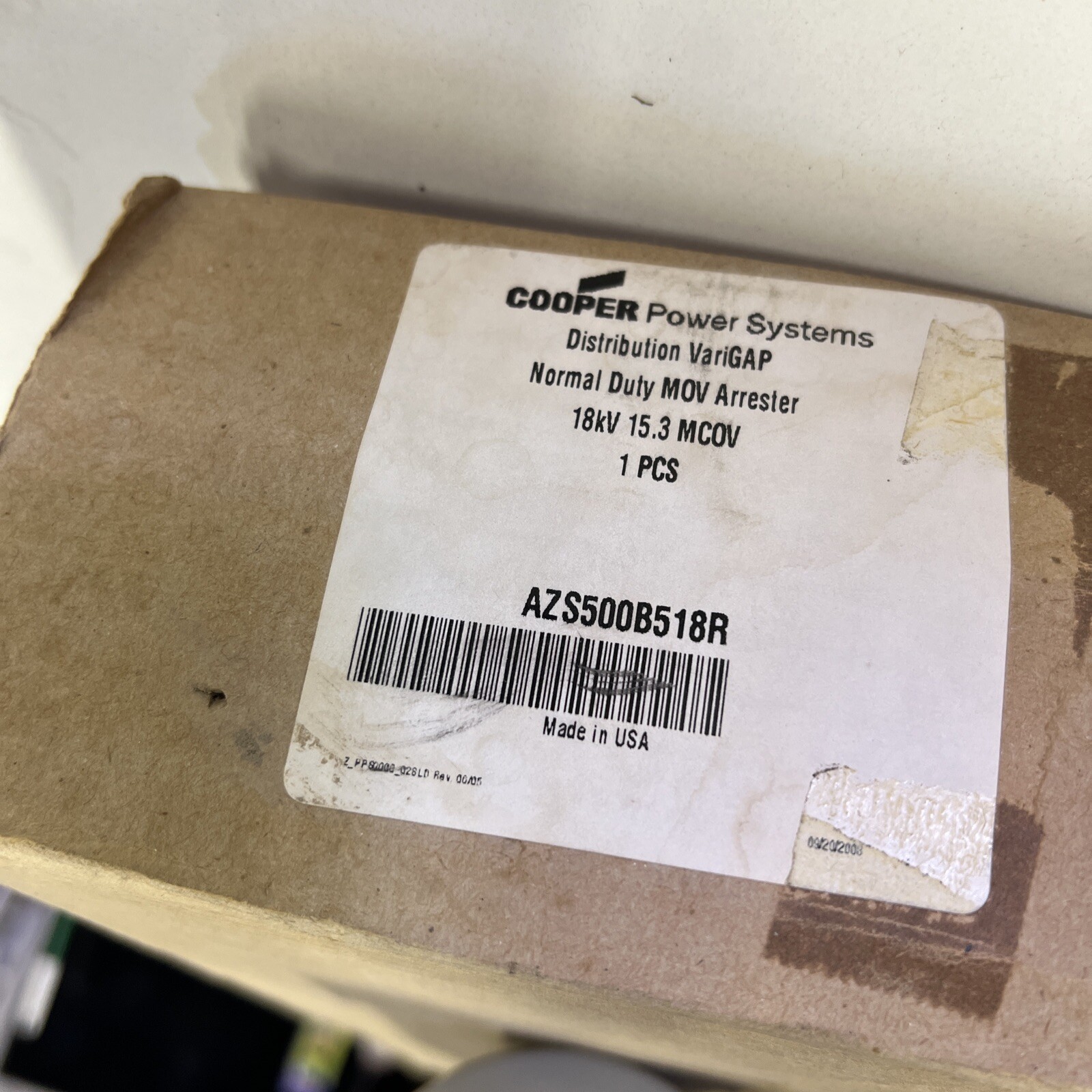 COOPER Normal Duty MOV Arresler AZS500B518R
