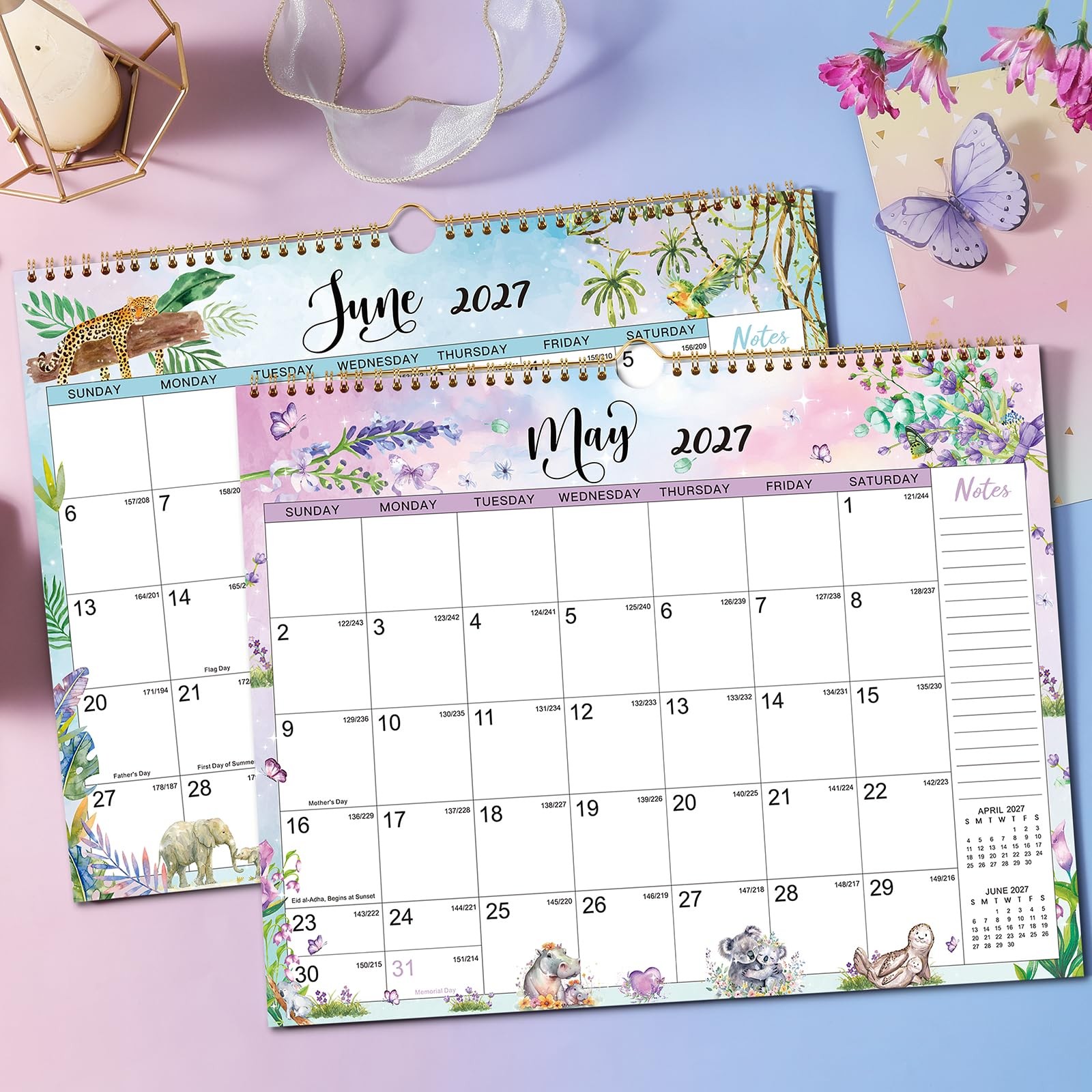 Calendar 2026-2027 – Wall 2026-2027, 18 Months 11.5″ x 15″, White
