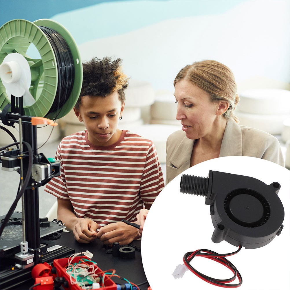 Furnace Blower Fan 5V Turbo Cooler Durable ABS Fan with Copper for Outdoor Use