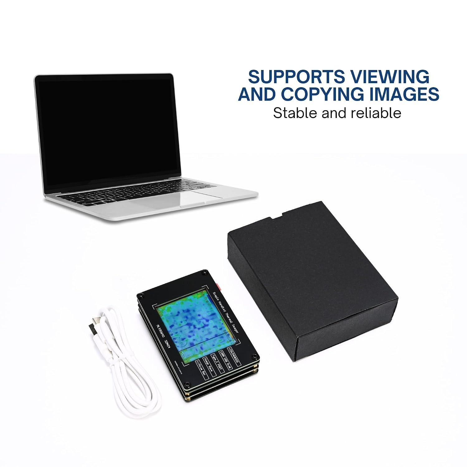 Handheld Thermal Imaging Camera for Non-Contact Temperature Detection & Analysis