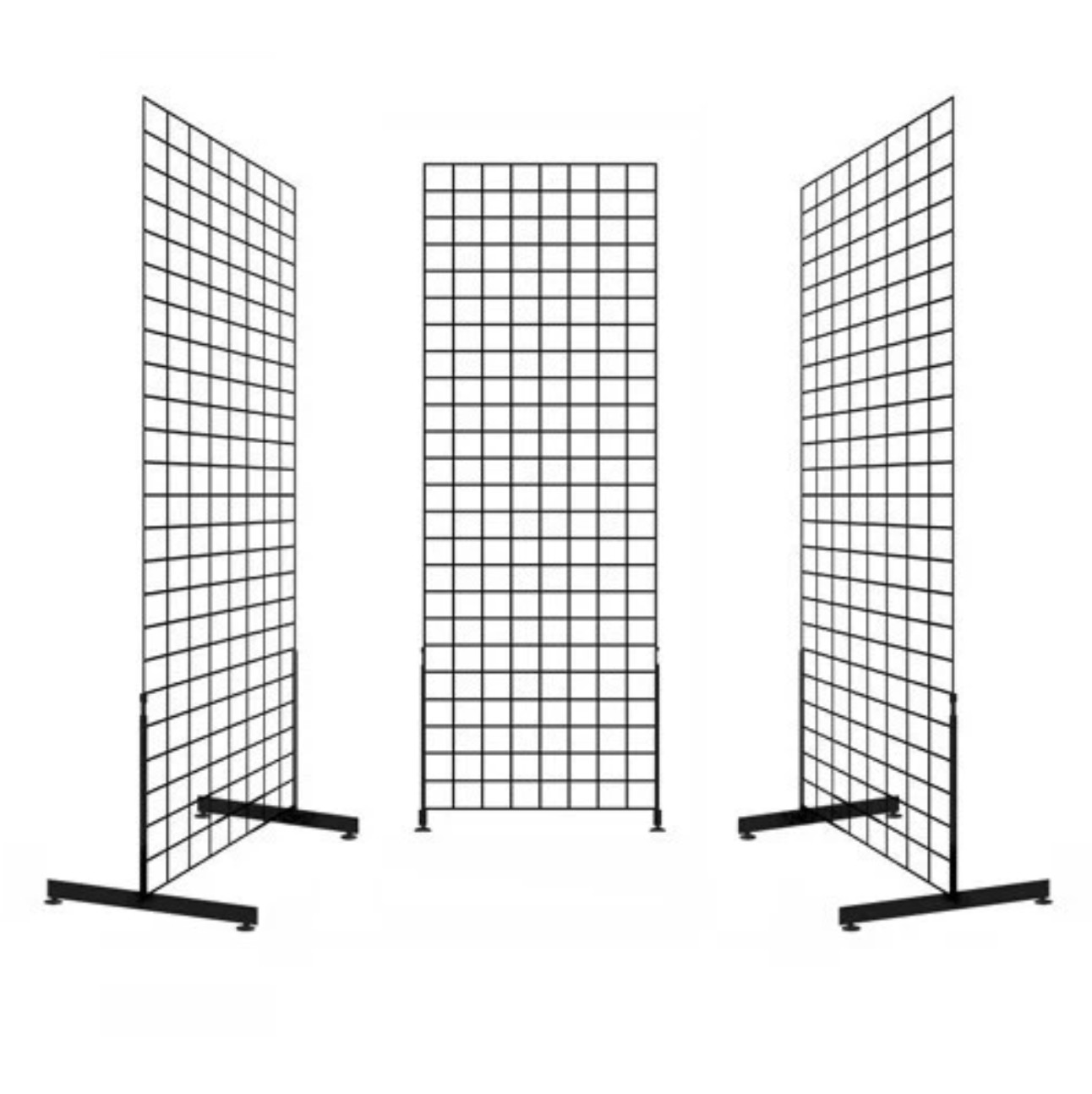 Display Grid Rack 6 ft Panel Metal Stand Retail Store Craft Art Shelf Organizer