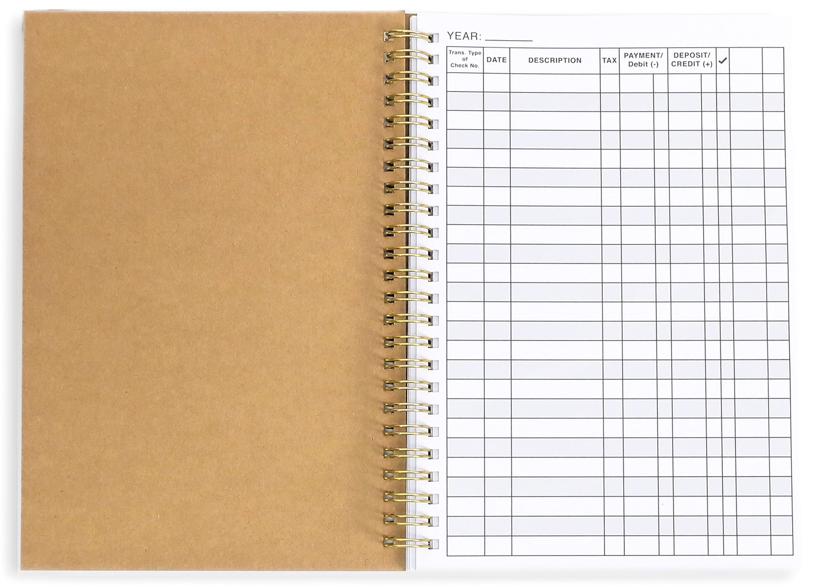 2 Pack Accounting Ledger Books for Home Budget Tracking, Business Bookkeeping –