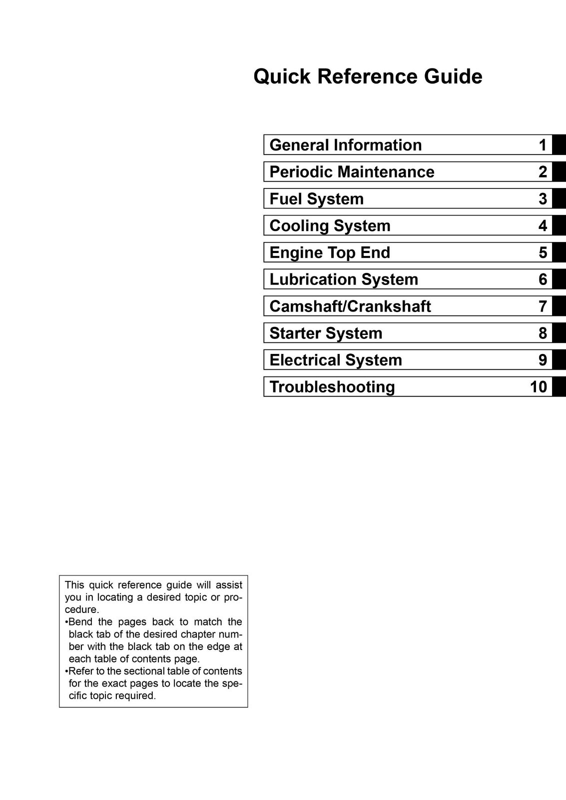 Kawasaki 2013 FS730V FX651V FX691V FX730V V-Twin Engine Service Manual